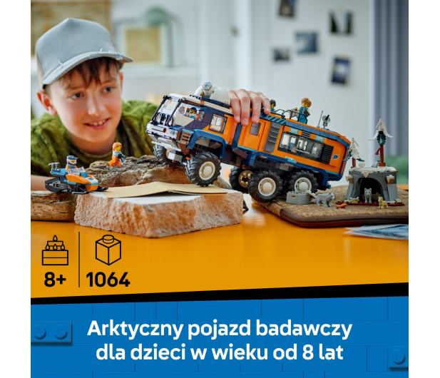 LEGO City 60471 Ciężarówka z laboratorium arktycznej odkrywczyni - 1331646 - zdjęcie 4